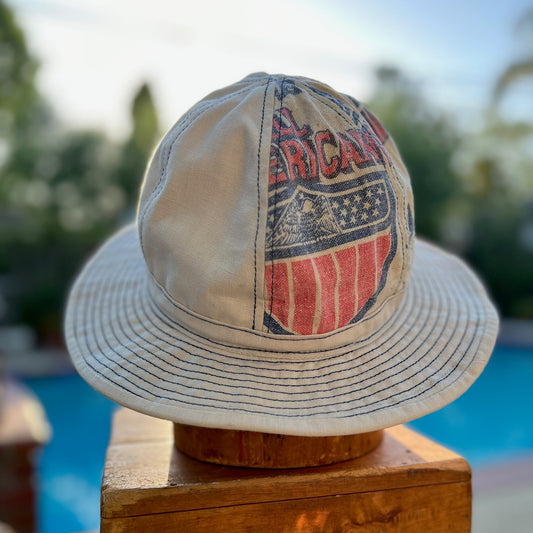 LIMITED EDITION "STARS & BARS" SELVEDGE CANVAS DAISY MAE HAT