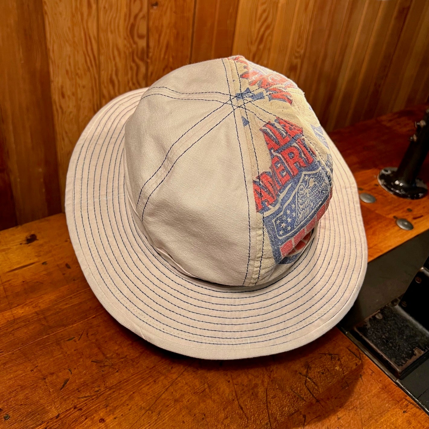 LIMITED EDITION "STARS & BARS" SELVEDGE CANVAS DAISY MAE HAT